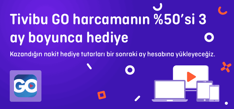 Tivibu Go üyeliğini Pokus’la öde, 3 ay boyunca yarısı bizden sana hediye!