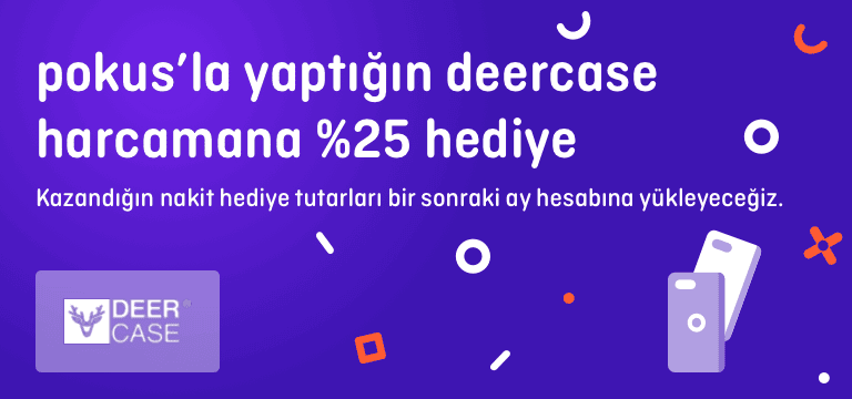 Tarzına en uygun telefon kılıfı ve aksesuarlar Deercase’de, %25 nakit hediye fırsatın Pokus’ta