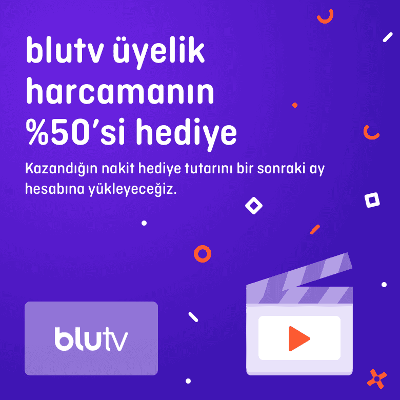 >BluTV üyeliğinin %50’si Pokus’tan! Tek yapman gereken üyelik ödemeni Pokus Kart’ınla yapmak.