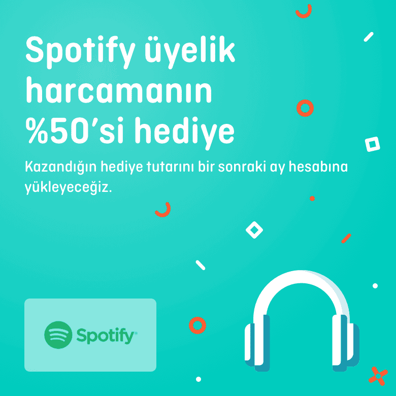 >Spotify üyeliğinin yarısı bizden ;) Müzik nerede Pokus orada!
